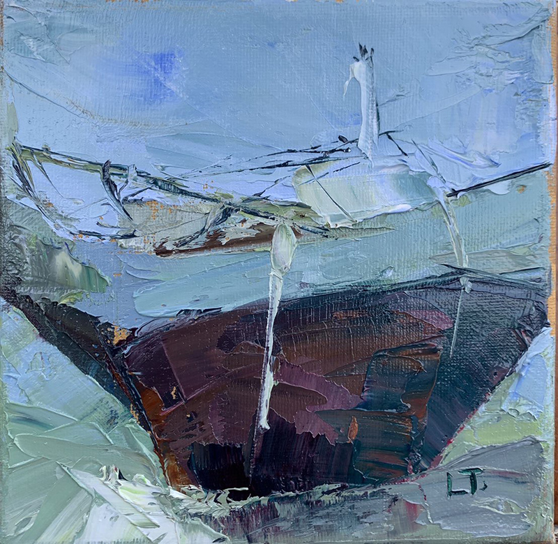 Oil painting by Lan Tang