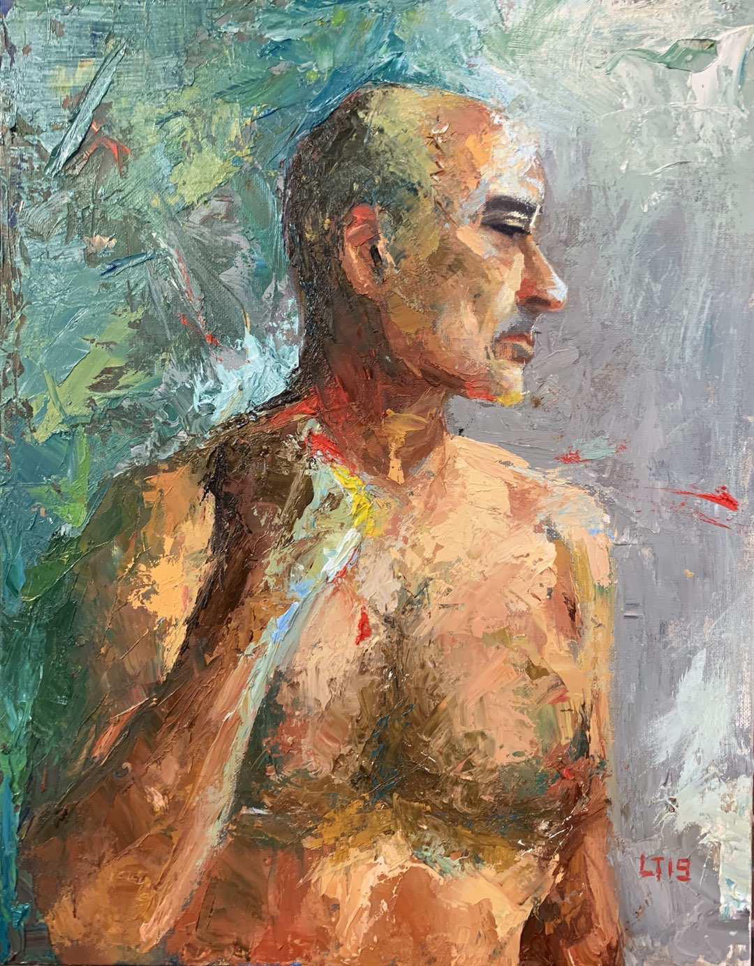 Oil painting by Lan Tang