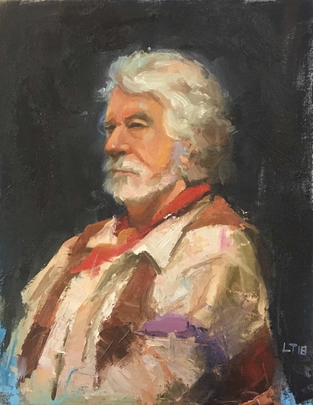 Oil painting by Lan Tang