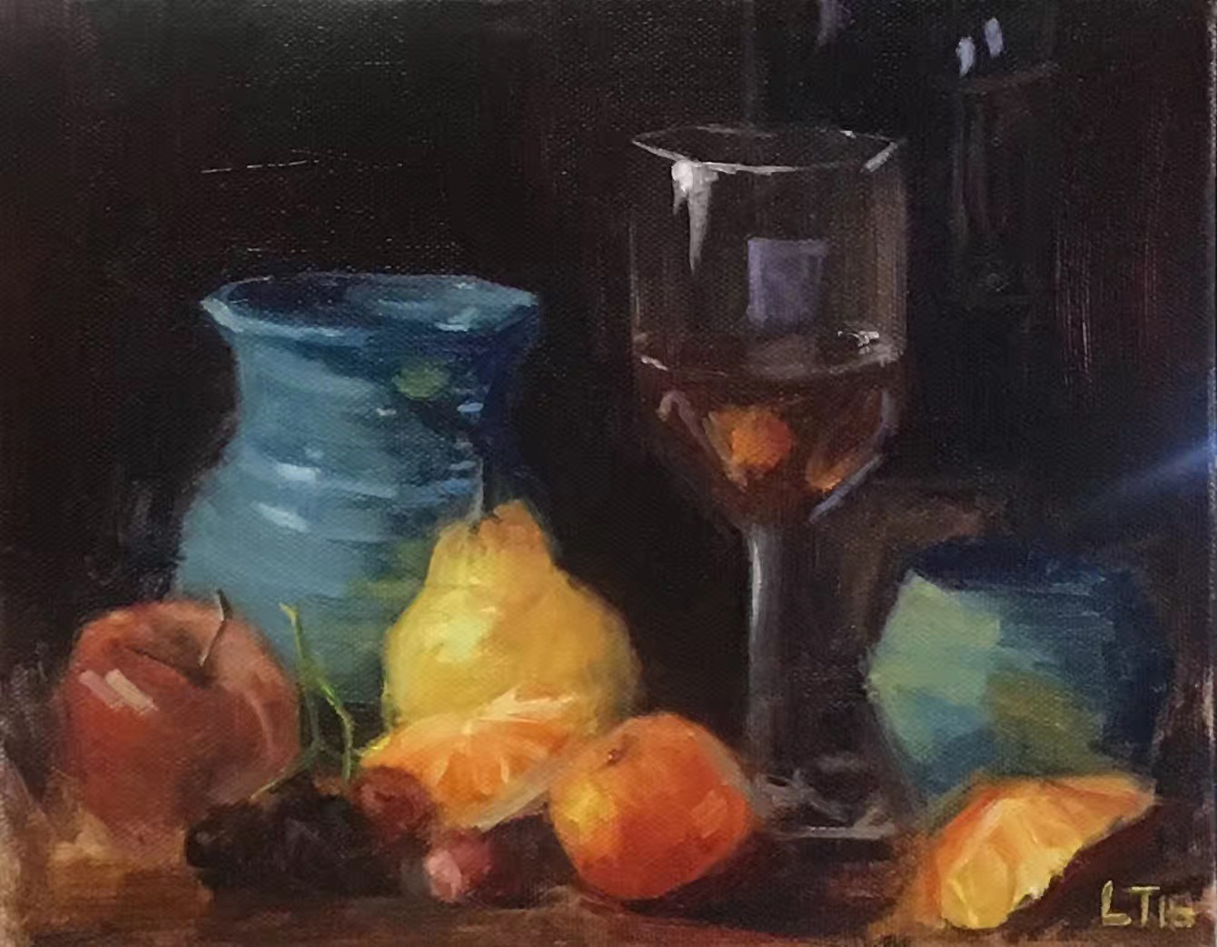 Oil painting by Lan Tang